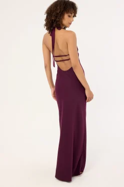 Hazel Maxi Dress Plum