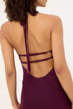 Hazel Maxi Dress Plum