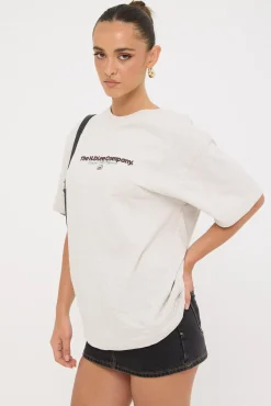 H.D. Lee Baggy Tee Grey Marle