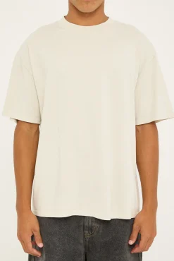 Heavy Faded Minus Tee Faded Bone