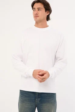 Heavy Long Sleeve Tee White