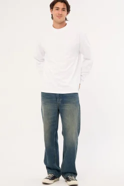 Heavy Long Sleeve Tee White
