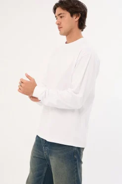 Heavy Long Sleeve Tee White