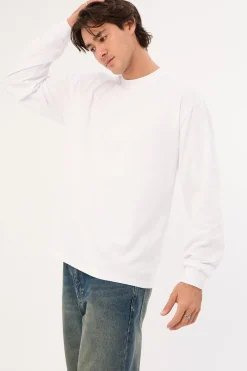 Heavy Long Sleeve Tee White