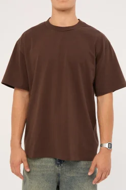 Heavy Weight Organic Tee Dark Choc