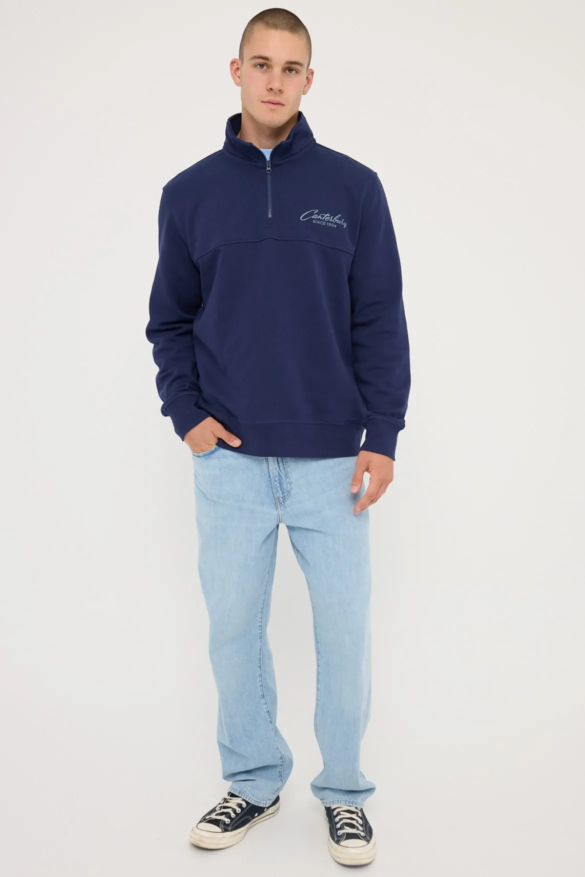 Heritage Quarter Zip Peacoat