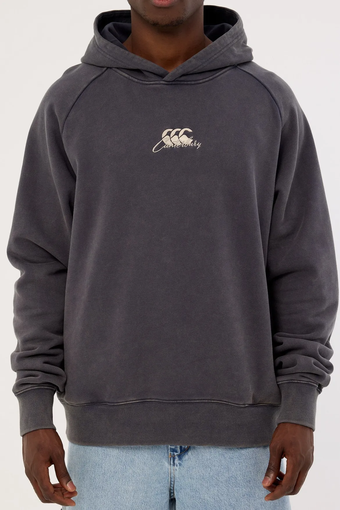 Heritage Washed Hoodie 96E India Ink