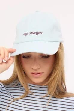 Hey Stranger Cap Light Blue