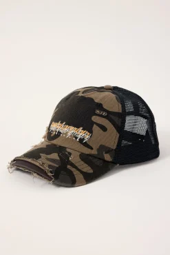 Hide Camo Trucker Cap Camo