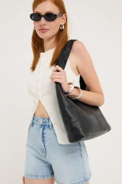 High Relaxed Denim Short Luminous