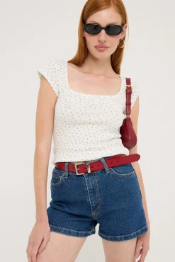 High Relaxed Short Indigo Dream