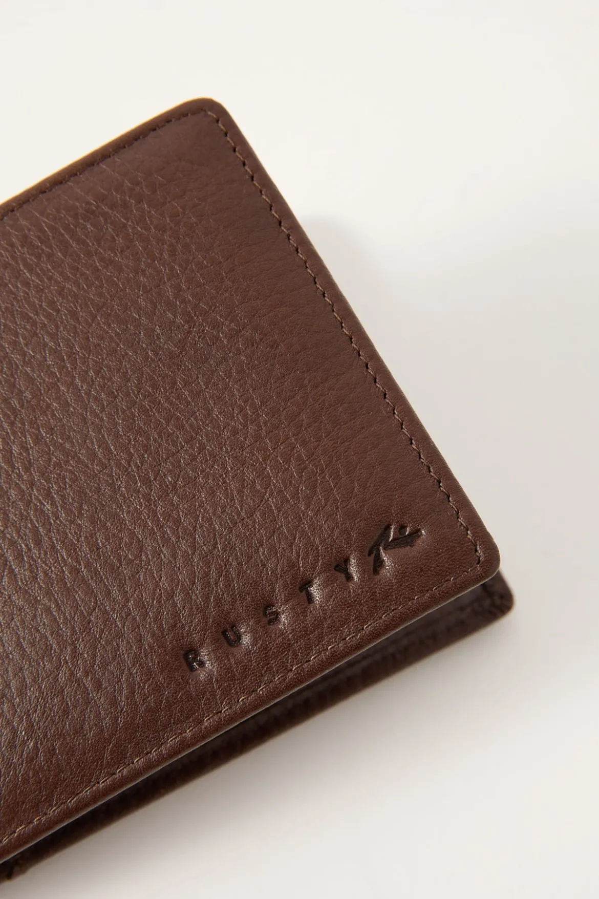 High River 2 Leather Wallet Dark Tan