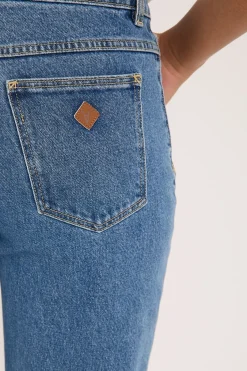 High Venice Straight Jean Eva Organic Blue
