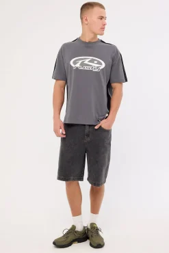 Hit Up Tee Steel