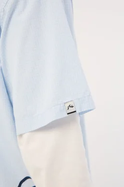 Hoodus Check Shirt Smoke Blue