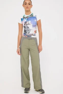 Hook Panel Trousers Khaki
