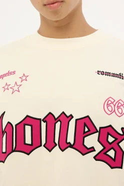 Hopeless Romance Tee White/Pink