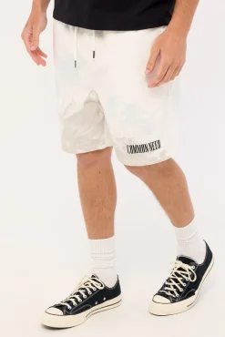 Horizon Elastic Waist Short White