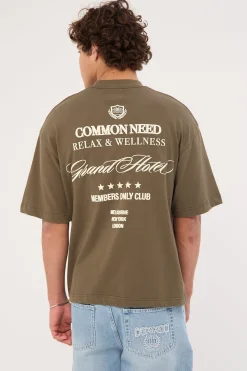 Hotel Heavyweight Easy Tee Deep Olive