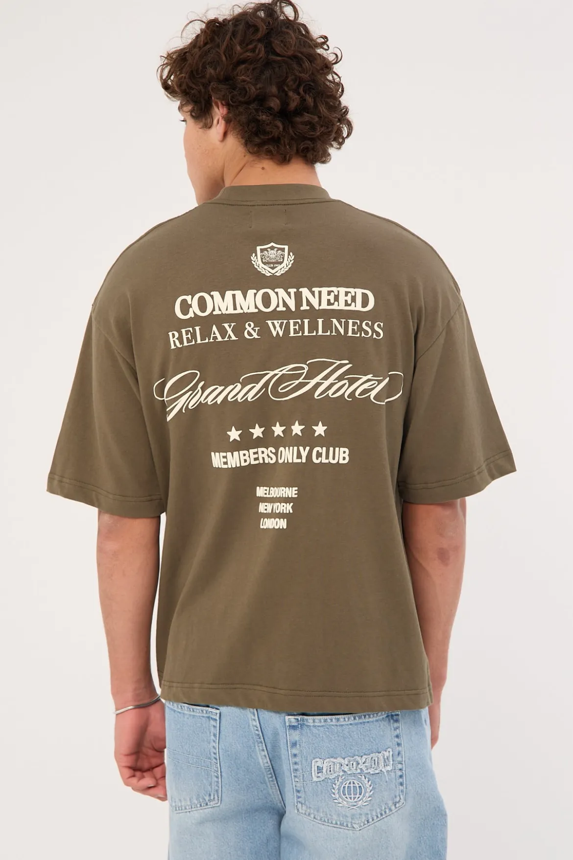Hotel Heavyweight Easy Tee Deep Olive