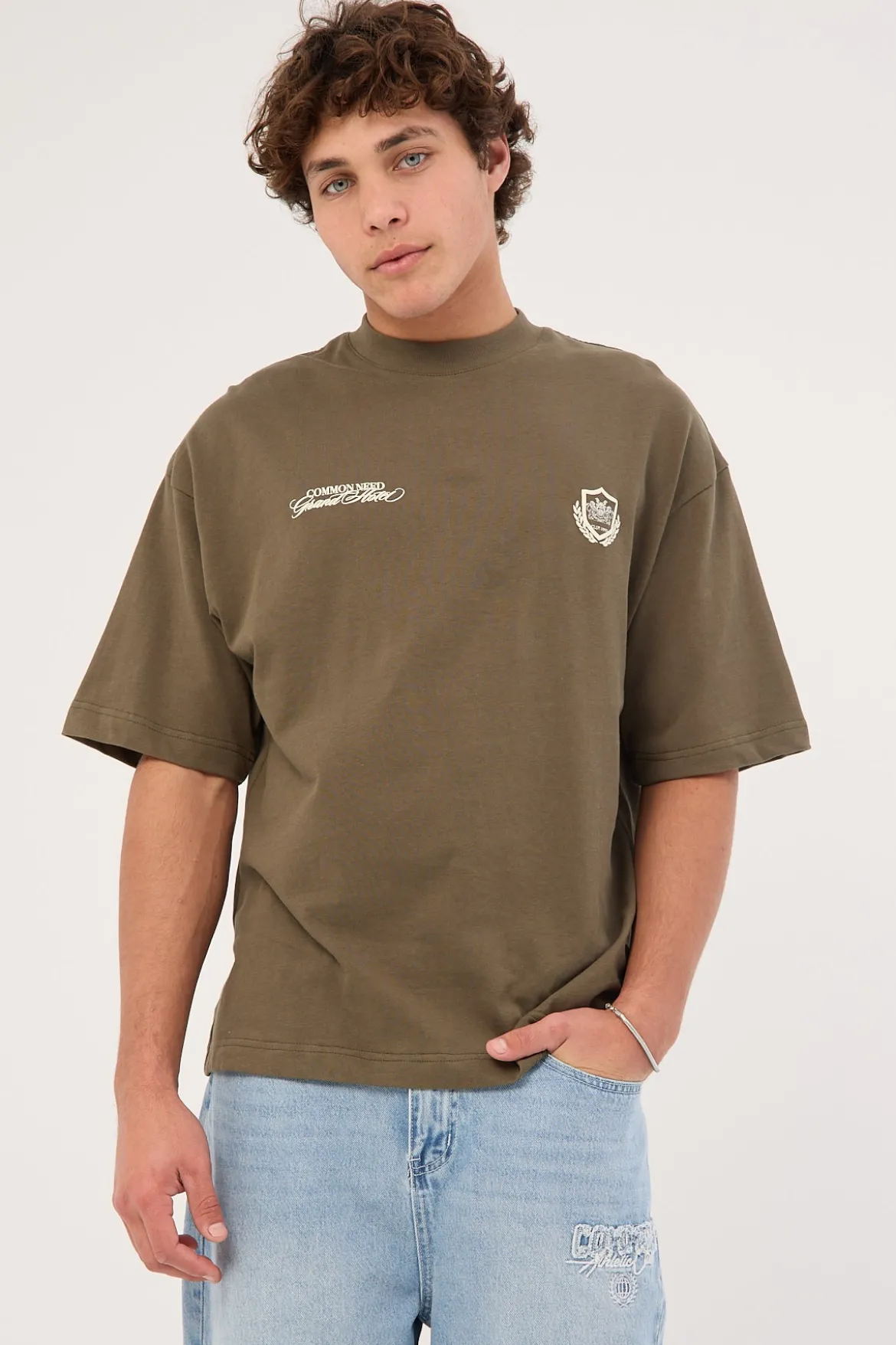 Hotel Heavyweight Easy Tee Deep Olive