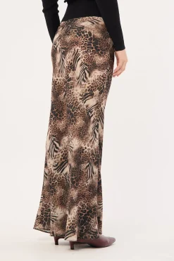 Hudson Maxi Skirt Multi Animal