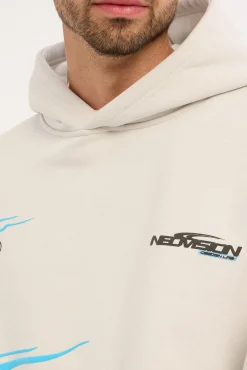 Hunt Street Hoodie Ice Grey