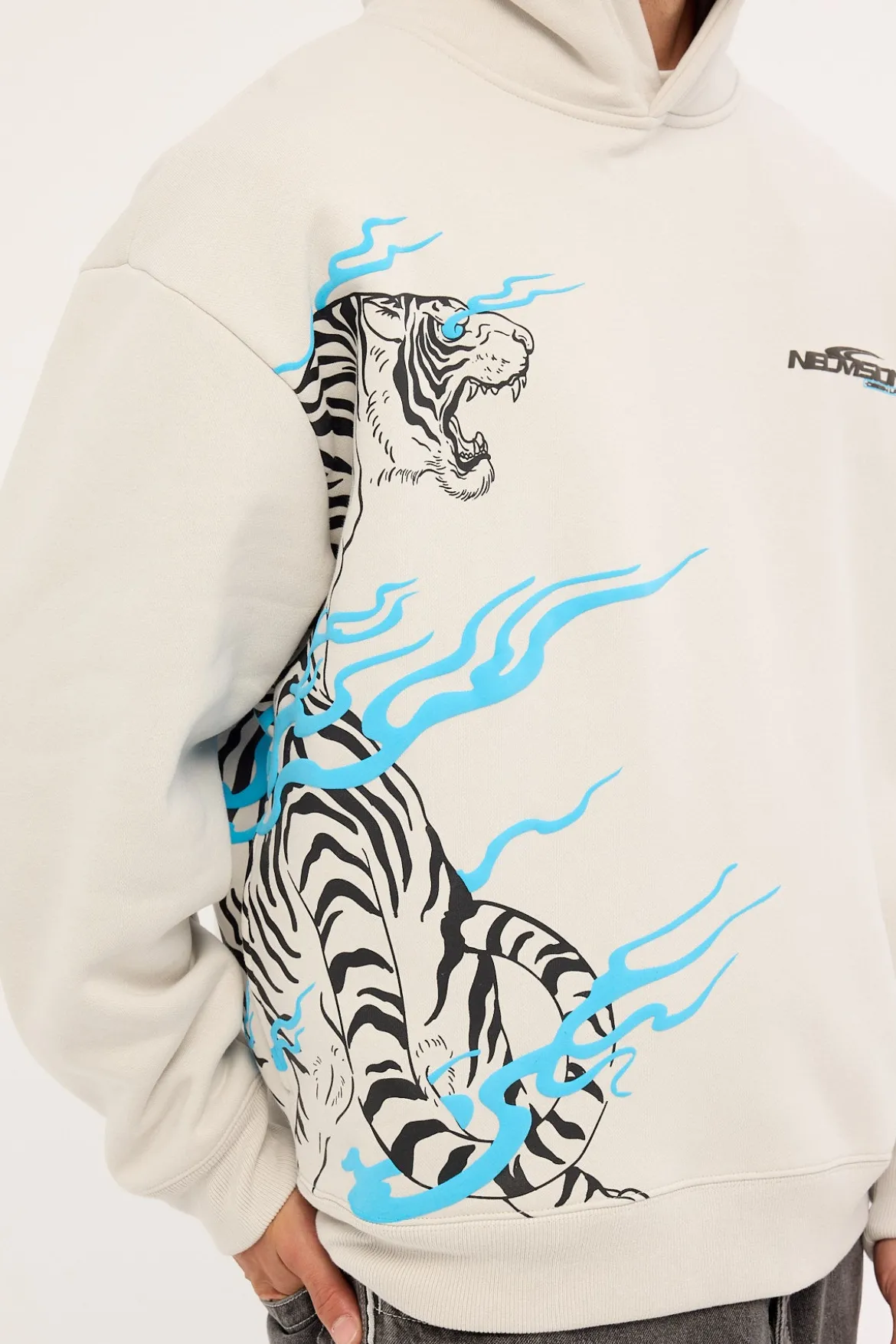 Hunt Street Hoodie Ice Grey
