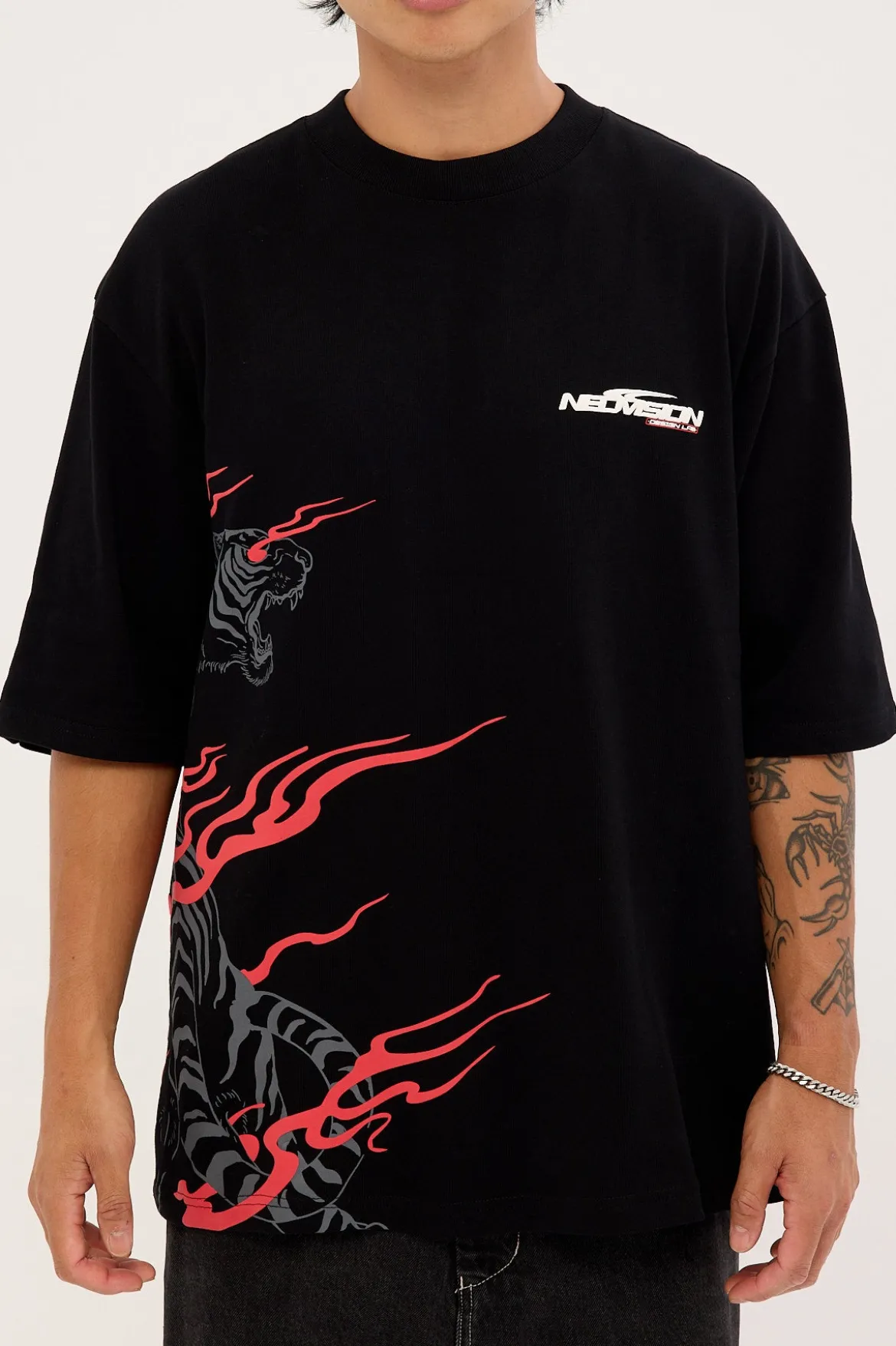 Hunt Street Super Heavy Tee Black