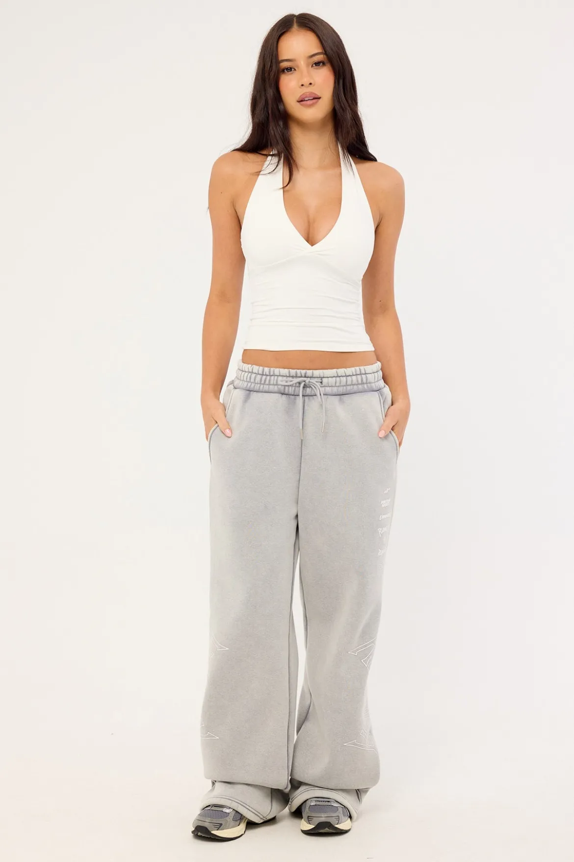 Hypercore Wide Leg Tracke Pant Concrete