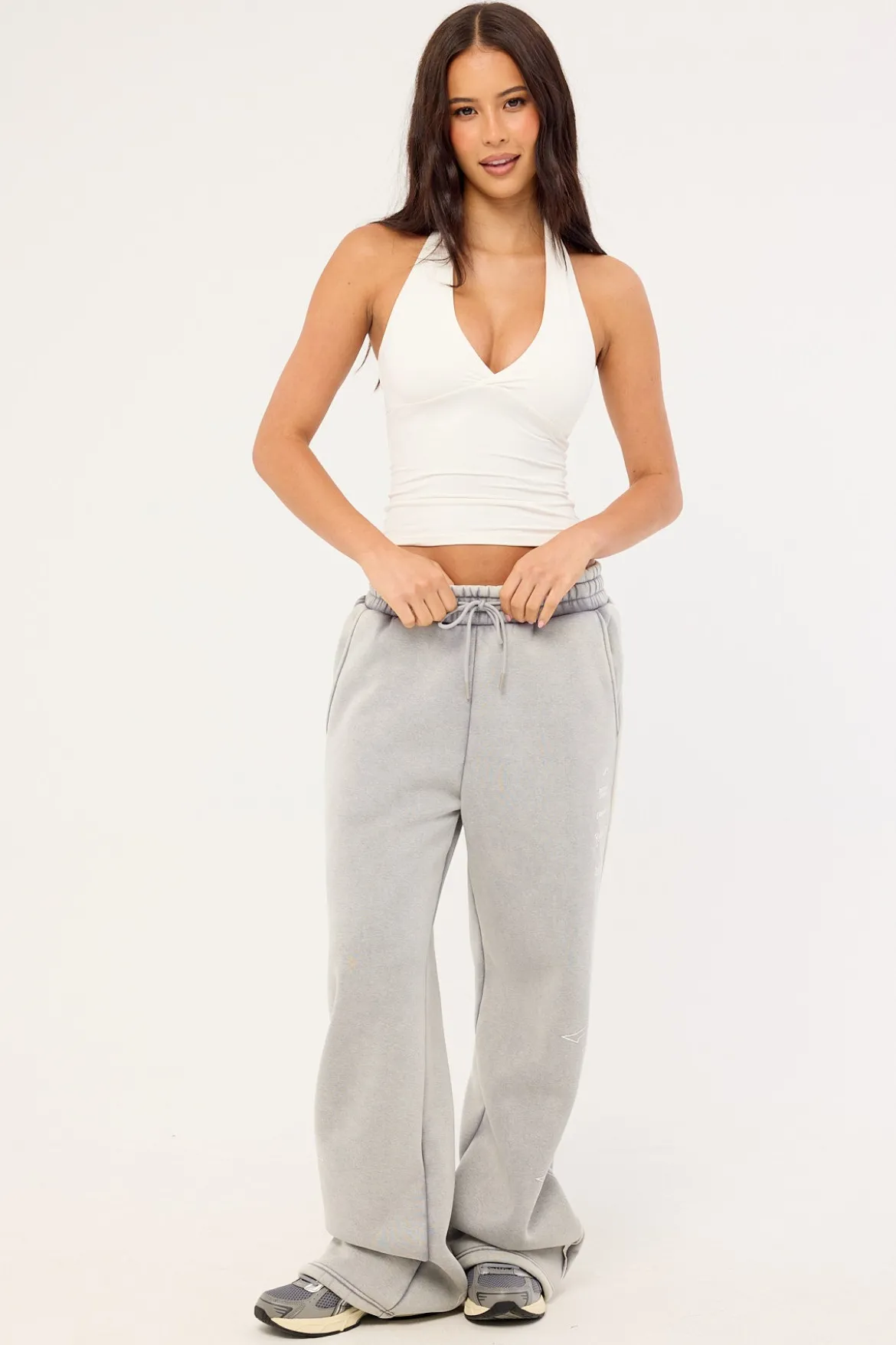 Hypercore Wide Leg Tracke Pant Concrete