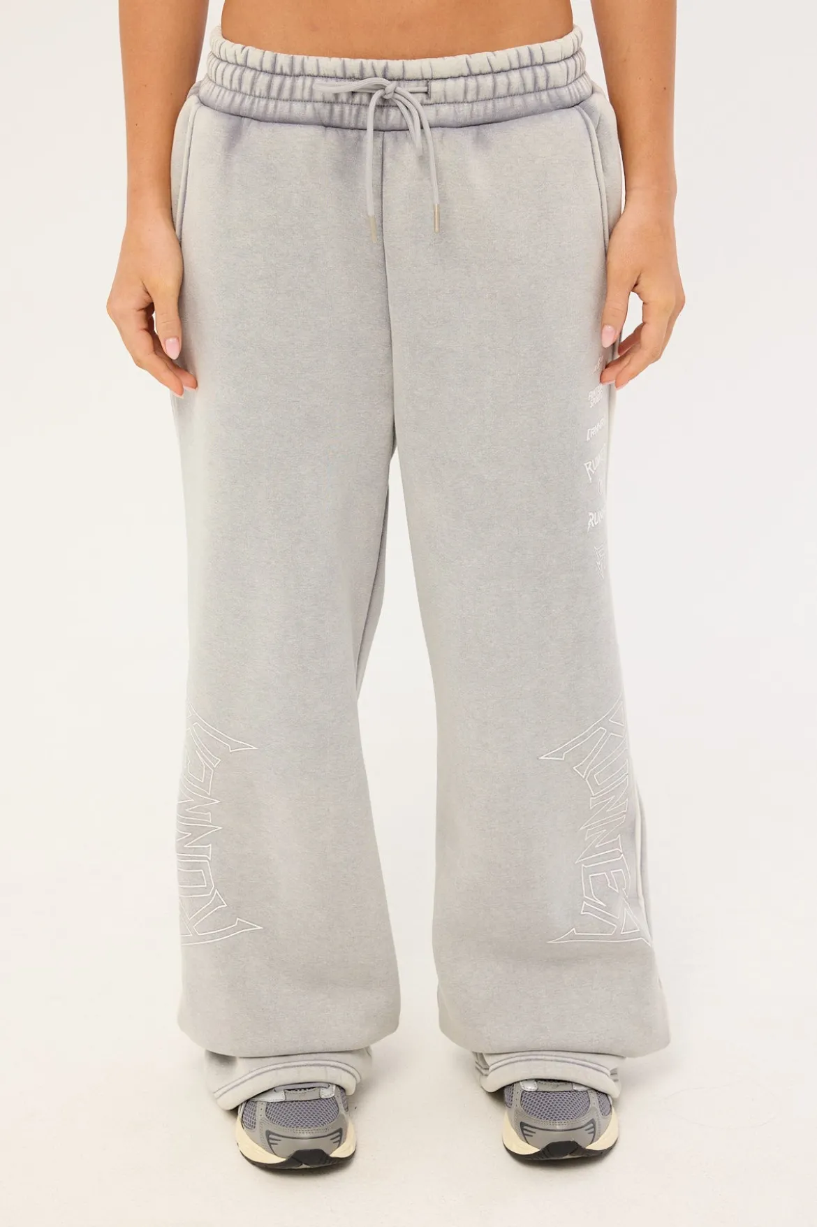 Hypercore Wide Leg Tracke Pant Concrete