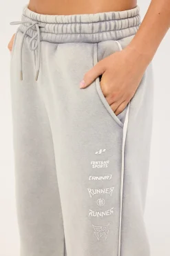Hypercore Wide Leg Tracke Pant Concrete