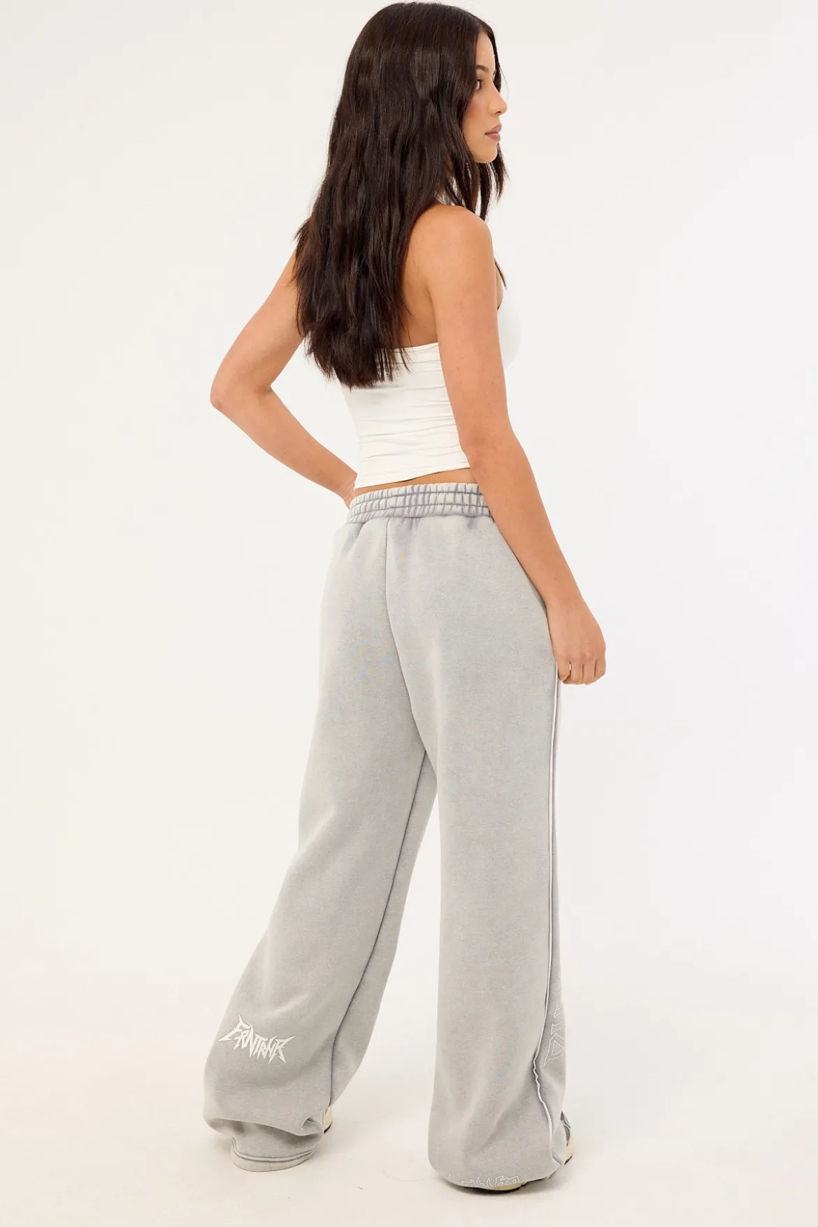 Hypercore Wide Leg Tracke Pant Concrete