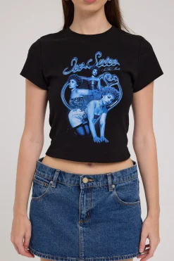 Ice Spice Baby Tee Black