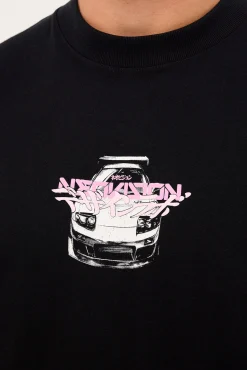 Ignition Oversize Super Heavy Tee Black