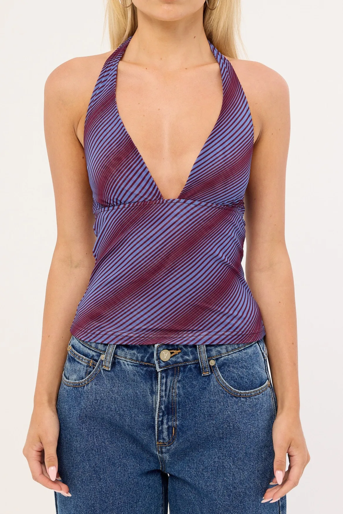 Illusions Halter Top Bluefin