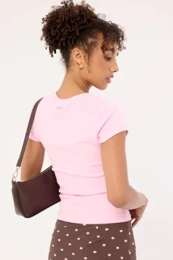 I'm Just A Girl Baby Tee Pink