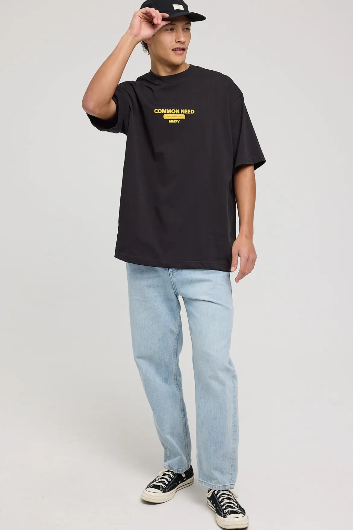 Immortal Heavyweight Boxy Tee Night Black