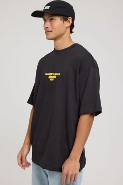 Immortal Heavyweight Boxy Tee Night Black