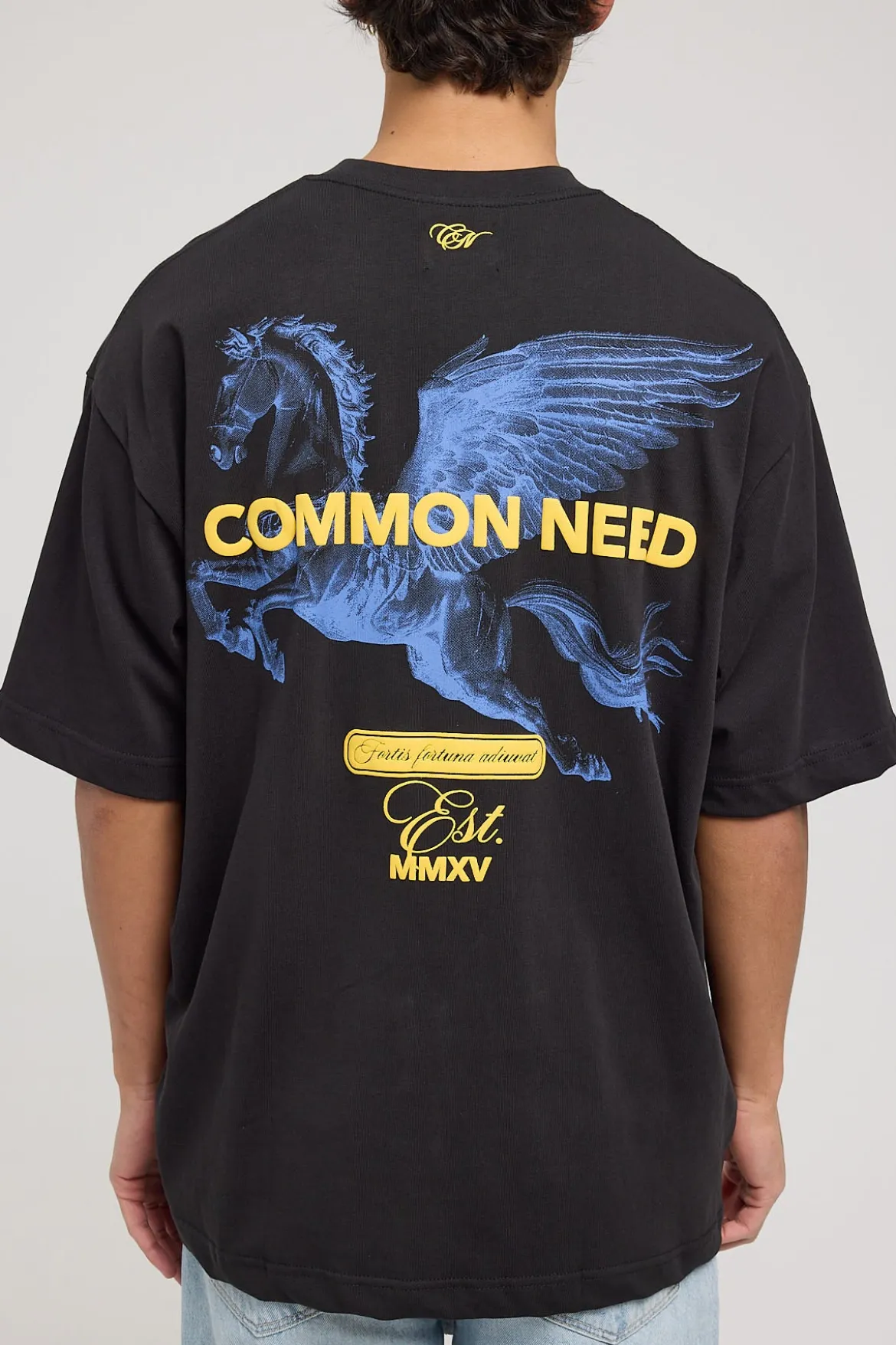 Immortal Heavyweight Boxy Tee Night Black