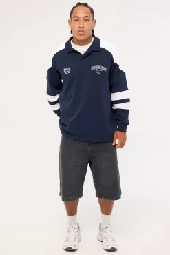 Imperium Rugby Shirt Navy/White