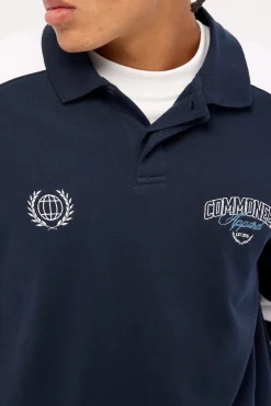 Imperium Rugby Shirt Navy/White