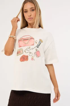 In My Bag Oversized T-Shirt White