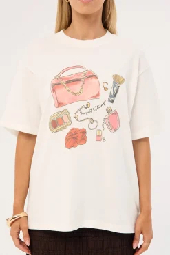 In My Bag Oversized T-Shirt White