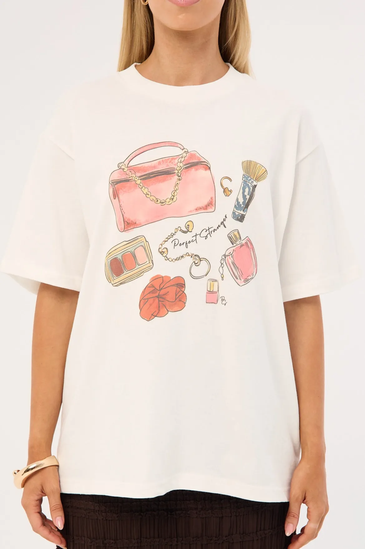 In My Bag Oversized T-Shirt White