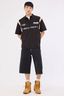 Inferno Oversize Shirt Black