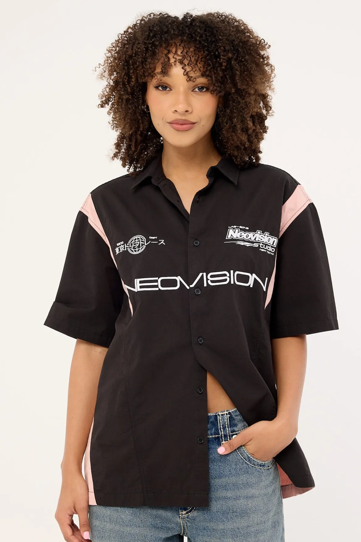 Inferno Oversize Shirt Black