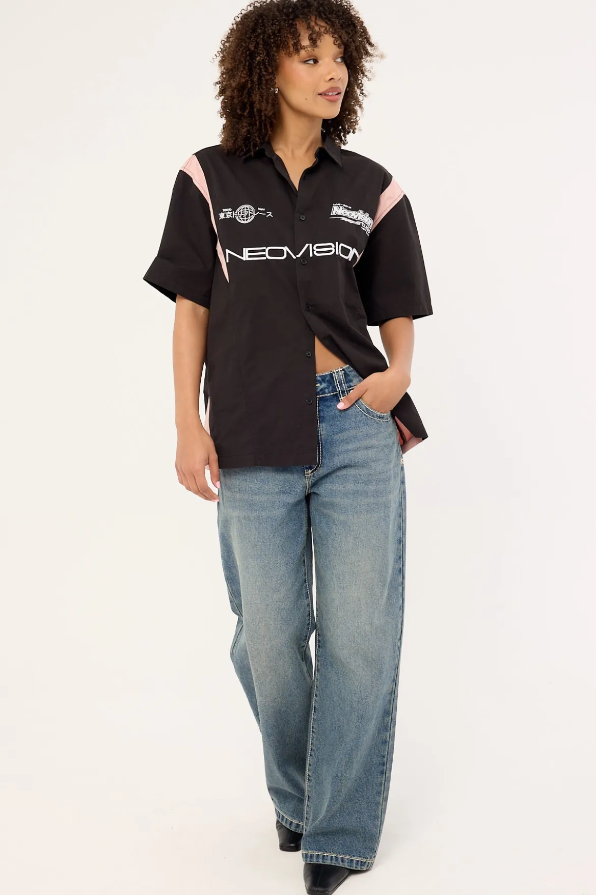 Inferno Oversize Shirt Black
