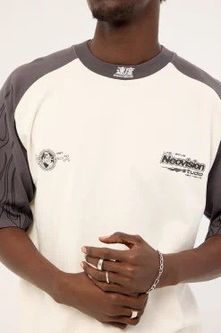 Inferno Raglan Street Super Heavy Tee Off White
